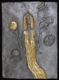 Astrologie - cínový reliéf střední