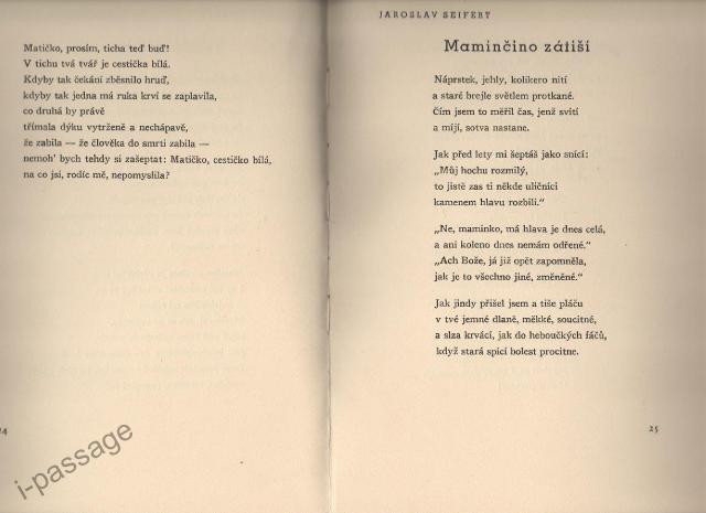 Matka v české poezii - 3 Matka v české poezii - 3