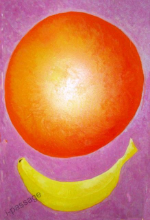 Two Planets (Orange and Banana)