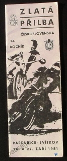Zlatá přilba, ročník 33 - 1981