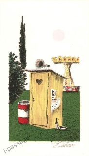 Tomáš Bím: EXL. B. M. (kolotoč, barel, kadibudka)